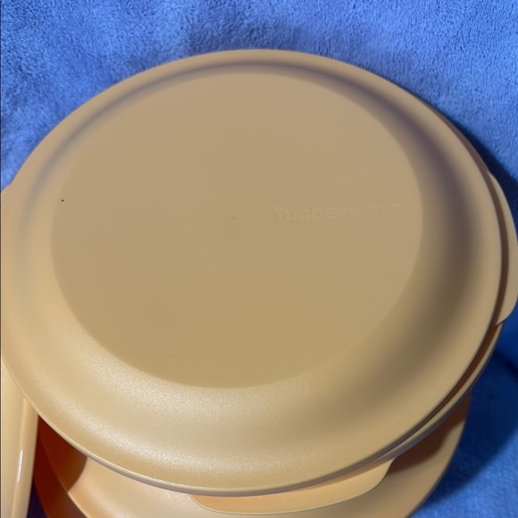 Set of Yellow Tupperware Plates - Picture 5 of 6